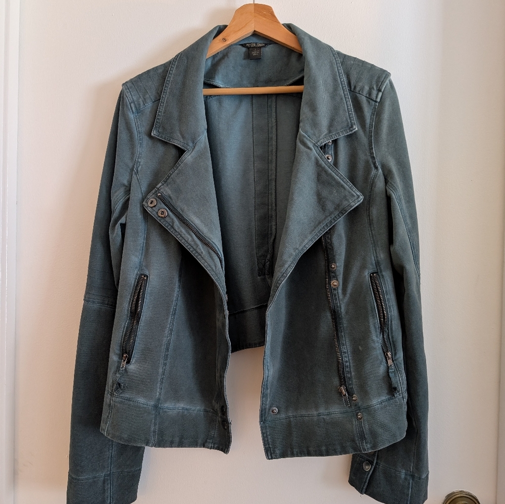 Blue-Green Jacket by Peyton Jensen